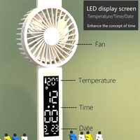 Lámpara plegable de mesa de dormitorio Usb moderna multifuncional para mesa de estudio, luz de mesa con ventilador, lámpara Led de mesa con Control táctil