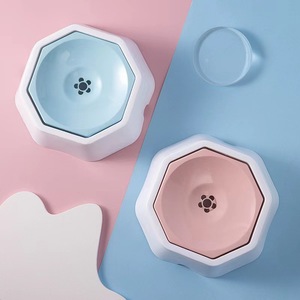 Pet Floating Bowl For Cats And Dogs Pink And Blue Removable Washable Non Slip Water <b>Dispenser</b> - Product Image 1