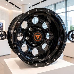 Rines FHJ Custing 6x139.7 de 17 18 19 20 21 22 23 24 Pulgadas, 6 Orificios, Negros, para Todoterreno 4X4, de Aleación de Aluminio para Autos de Pasajeros - Product Image 3