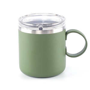 10oz Durable Vacuum <strong>Coffee</strong> Mug with Slider Lid 304 Stainless Steel Keep Ice <strong>Shaker</strong> Cold and Hot - Product Image 6