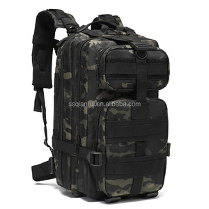 <span class=keywords><strong>Mochila</strong></span> Táctica Verde Impermeable para Exteriores, Diseño Impermeable Molle para Camping y Senderismo, <span class=keywords><strong>Mochila</strong></span> de Nailon de Camuflaje - Product Image 5