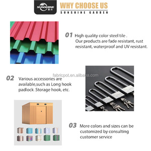 10ftx8ft lưu trữ ngoài trời đổ thép không gỉ phòng lưu trữ không thấm nước <span class=keywords><strong>container</strong></span> nhà kho để bán - Product Image 6