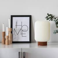 Lampe de table LED rechargeable décorative d'art moderne, lumière douce et chaude pour la décoration de salon, de mariage et de chambre à coucher, alimentation secteur E14 E26