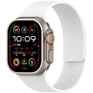 Correa de Reloj de Silicona Magnética Suave con Patrón de Lichi, Compatible con Apple Watch Ultra 9876543210 series SE - Product Image 5