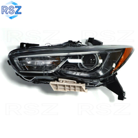 RAYSEZE Pièce pour Infiniti QX60 2016 2018 2020 Phare avant HID Xénon Faisceau de croisement et de route 26060-9NF0D 26010-9NF0D Version américaine