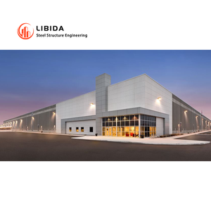Cấu trúc khung thép tiền chế, nhà kho kết cấu thép tiền chế bằng kim loại cho kho hàng - Product Image 3