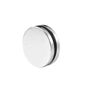 热销超强N35 N45 N52磁力按钮磁铁磁性材料扁平超薄磁铁圆盘钕磁铁