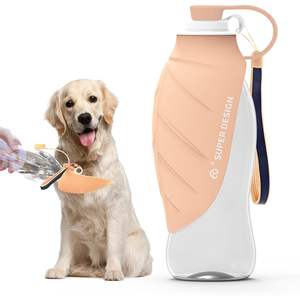 Botella de agua para perros Superdesign de 580 ml, portátil, a prueba de fugas, para perros pequeños a grandes, para viajes. - Product Image 5