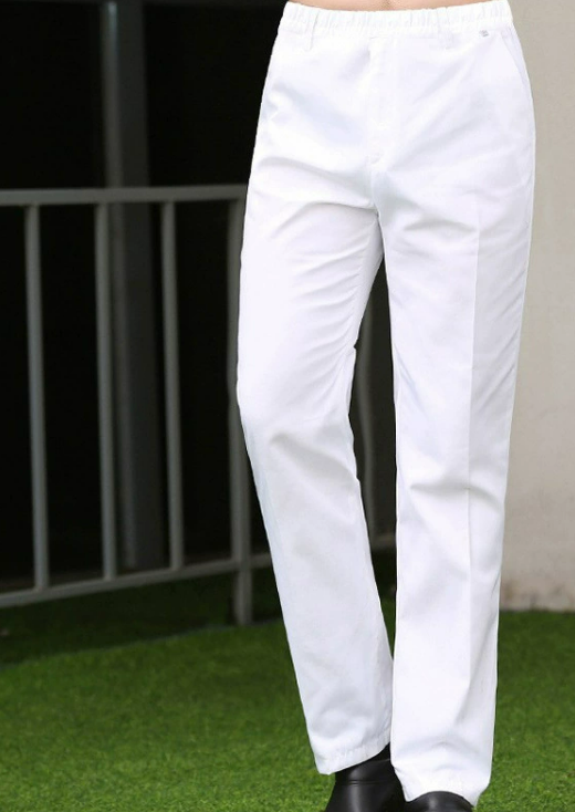 White pants [full elastic]