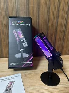 High Quality CM-100 Noise Cancelling USB RGB Wired Gaming <b>Microphone</b> Condenser <b>Microphone</b> Desktop <b>Microphone</b> <b>for</b> Live - Product Image 3