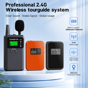 Casques audio guides 2,4 G avec certification CE, garantie de 2 ans, résistance à l'eau IPX-1 pour les musées et les attractions à forte fréquentation - Product Image 4