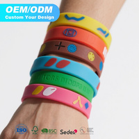 Pulsera de Silicona Suave, Resistente al Agua, Ecológica y Duradera, con Logotipo Personalizado para Eventos, Recuerdo de Fiesta