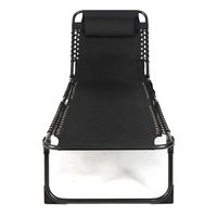 Nouveau design Lits de plage pliants pour les loisirs Lit de camping Lit triple pliant pour les voyages