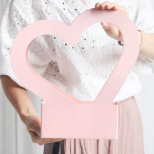 Boîte de papier biodégradable en carton de conception de structure créative avec logo imprimé OEM boîte cadeau d'emballage décoratif de fleurs pour fleurs - Product Image 5