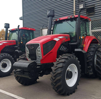Tracteur agricole à roues à commande hydraulique intégrale avec cabine, modèle LX2204, en promotion