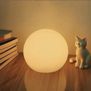 <span class=keywords><strong>Lampe</strong></span> de table <span class=keywords><strong>à</strong></span> LED en plastique de 6 pouces, lumière d'ambiance, rechargeable, IP65/IP68, décoration de chambre <span class=keywords><strong>à</strong></span> coucher, cadeau de Noël - Product Image 2