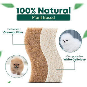Biodegradable <b>Coconut</b> Kitchen Sponge Household Cleaning Sponge - Product Image 3