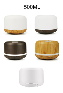 Máy Khuếch Tán Không Dây Máy Khuếch Tán Hương Thơm Siêu Âm Hiện Đại Dung Tích Lớn <span class=keywords><strong>500Ml</strong></span> Máy Khuếch Tán Hương Thơm Hạt Gỗ Với 7 Màu Thay Đổi - Product Image 5