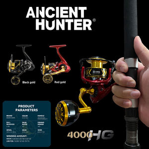 Ancien Chasseur Japon Rouge or Métal Spinning Jigging Reel <span class=keywords><strong>Saltist</strong></span> 4000HG 10kgs Drag Boat Popping Reel - Product Image 4