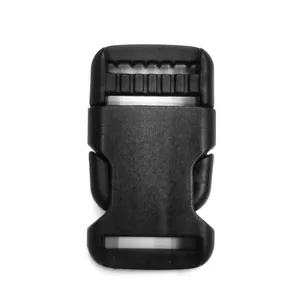 주문 로고 두 배 옥외 책가방 부대 강한 긴장 웹 벨트 안전 자물쇠 어깨 조정가능한 결박 플라스틱 스냅 버클 클립