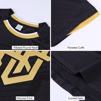 Maillot de football personnalisé avec logo jacquard, impression par transfert thermique, respirant, anti-humidité, prêt à l'emploi, directement de l'usine