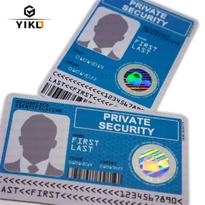 Biglietto da Visita Personalizzato con Ologramma Anti-Contraffazione, Stampa di Sicurezza UV Invisibile, Carta PVC di Sicurezza per Licenze - Product Image 1