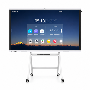 Tableau blanc électronique éducatif IFP 4K de 98 pouces OEM avec IA, double système <span class=keywords><strong>d</strong></span>'exploitation <span class=keywords><strong>et</strong></span> partage <span class=keywords><strong>d</strong></span>'<span class=keywords><strong>écran</strong></span> sans fil pour les écoles - Product Image 1