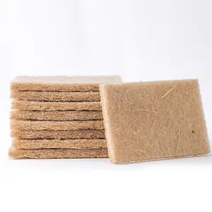 2024 phân hủy sinh học tự nhiên nhà bếp compostable cellulose và dừa Walnut Scrubber sinh thái thân thiện bền vững bọt biển cho các món ăn