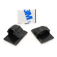 Clips de fixation pour câbles en nylon plastique Longran WCC-2 - Noir/Naturel 94V-2 Ignifuge Certifié ROHS pour câbles de 6 mm 500 PCS/sac Fabriqué en Chine