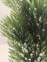 Plante artificielle en plastique vert luxuriant avec but de décoration de salon