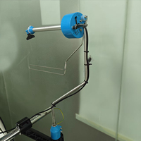 Machine à coudre domestique motorisée Blue White SC-DF avec alimentateur, support auxiliaire, support d'alimentation, accessoire de confection et dispositif de dosage