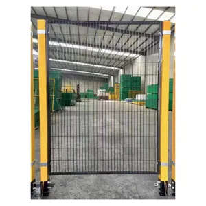Automatic Machine Guard Safety Steel Fence Panels Robot Machine Protective Safety Guarding