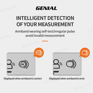 Genial portátil inteligente pressão arterial <span class=keywords><strong>monitor</strong></span> braço digital pressão arterial <span class=keywords><strong>monitor</strong></span> com CE médico - Product Image 5