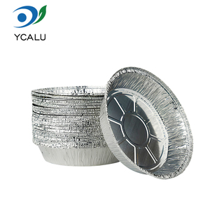 7 Inch Disposable Round <strong>Aluminum</strong> Pans Fast Food Take Out Pans <strong>Aluminum</strong> <strong>Container</strong> - Product Image 4
