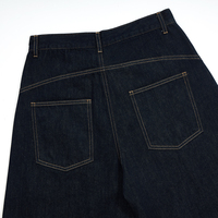 Shorts en jean baggy unisexe vintage pour homme, style streetwear, coupe droite, avec patchs personnalisés