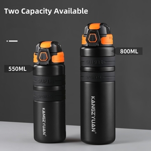 Bottiglia d'Acqua Isolata ad Alte Prestazioni in Acciaio Inox 316, 800ml, <span class=keywords><strong>Senza</strong></span> <span class=keywords><strong>BPA</strong></span>, Antigoccia - Product Image 6