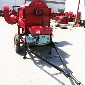 Moissonneuse-batteuse multifonctionnelle type 125 pour riz et blé, machine à entraînement par engrenages rouge - Product Image 2