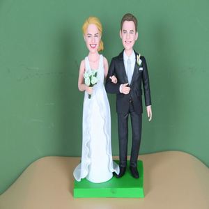 Figura de Bobblehead Personalizada, Figura de Bombero, Pareja de Novios, Regalos de Bobblehead - Product Image 1