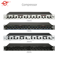 166xl 266xl Limiteur de compresseur audio professionnel numérique à double canal pour le son de scène