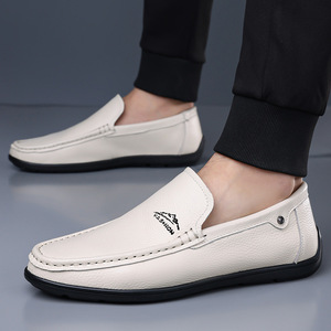 รองเท้าโลฟเฟอร์หนังผู้ชาย ส้นเตี้ย พื้นยาง ระบายอากาศได้ดี เหมาะสำหรับใส่ทำงานหรือลำลอง ผลิตที่เมืองเหวินโจว - Product Image 4