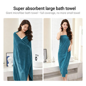 Toalla <span class=keywords><strong>de</strong></span> <span class=keywords><strong>Baño</strong></span> <span class=keywords><strong>de</strong></span> <span class=keywords><strong>Microfibra</strong></span> OEM/ODM <span class=keywords><strong>de</strong></span> Lujo, Personalizable con Logotipo, en Varios Tamaños, <span class=keywords><strong>de</strong></span> Alta Densidad, Gruesa, Antidesprendedora, Resistente a la Decoloración y Agradable al Tacto - Product Image 3
