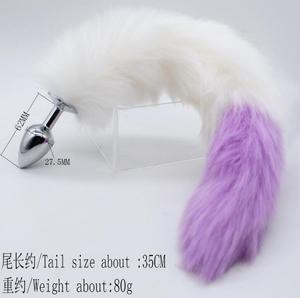 新デザイン 多彩なカラー バットシルバー ステンレス製メタルアナルプラグテール <span class=keywords><strong>SM</strong></span>ゲーム用 - Product Image 3