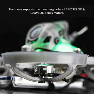 Dron de Carreras FPV Petrel 75Whoop V2 Tinywhoop para Interiores, Marco de 75 mm, Marca SpeedyBee, 6.9 g, Ligero, Material Transparente Color Ceniza - Product Image 4