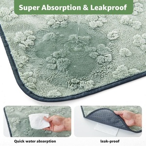 Alfombra Refrigerante Lavable a Máquina para Perros, Manta Suave y Absorbente Reutilizable para Cama de <span class=keywords><strong>Perro</strong></span>, Colchoneta para Dormir para Cachorros - Product Image 1