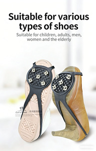 <span class=keywords><strong>Crampons</strong></span> à glace en acier inoxydable pour bottes de randonnée, sans <span class=keywords><strong>crampons</strong></span>, légers, avec <span class=keywords><strong>sac</strong></span> pour l'escalade sur neige - Product Image 3