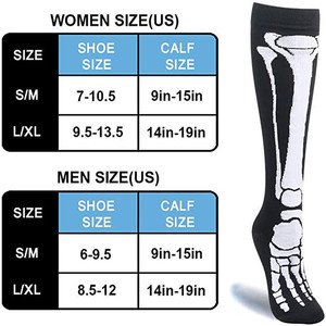 Chaussettes <span class=keywords><strong>de</strong></span> compression en nylon <span class=keywords><strong>fantaisie</strong></span>, originales et amusantes, avec logo personnalisé KTS23 OEM, antimicrobiennes, pour infirmières, hauteur genou. - Product Image 4