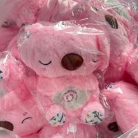 Ours en peluche super doux certifié CE/ASTM/CPC, respirant, rembourré en coton PP, lumineux, audio USB, en maille, lavable, cadeau d'anniversaire OEM ODM