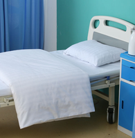 Draps de lit d'hôpital de haute qualité en coton poly 50/50 pour hôpital