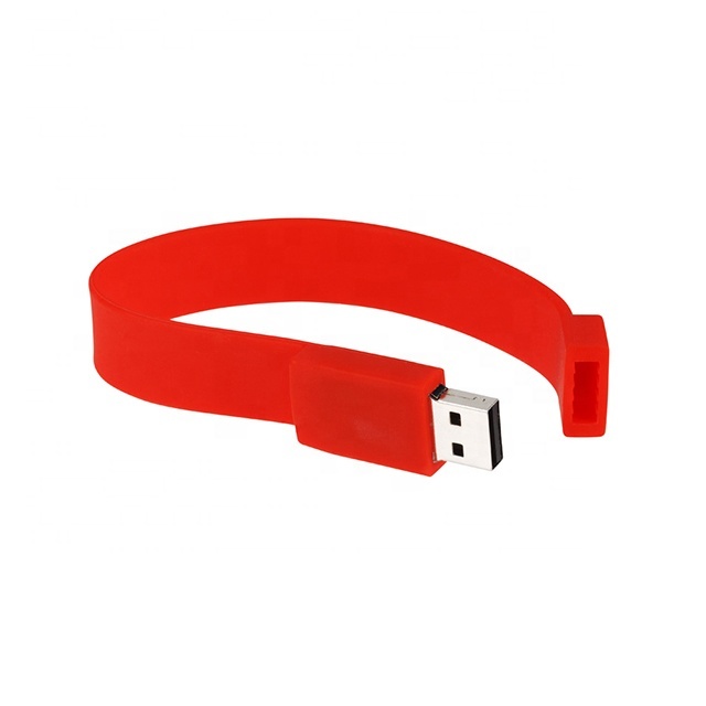 Custom Bracelet Usb 1GB 2GB 4GB 8GB 16GB 32GB 64GB Wristband Flash Memory Usb Flash Drive