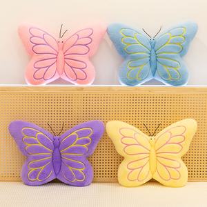 Nouvelle simulation papillon sieste oreiller voiture bureau <span class=keywords><strong>coussin</strong></span> lavé en peluche jouet pour le soulagement du Stress - Product Image 2